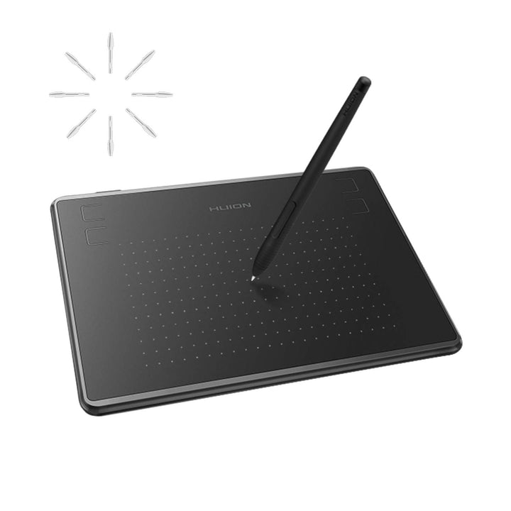 HUION Inspiroy H430P Zeichentablett, 4,8 x 3 Zoll Grafiktablett mit Batterielosem Stift und 4 Hotkey