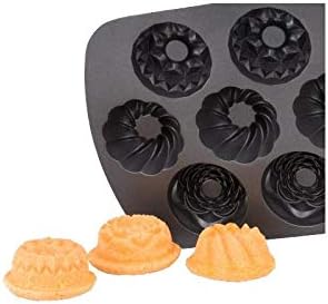 Original Kaiser Inspiration Gugelhupf Muffinform für 9 Muffins, 3 Gugelhupf Designs, Muffin Backblec