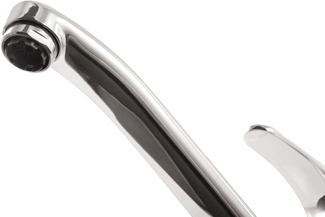 aquaSu® 77120 7 Einhandmischer Soul für Spüle Niederdruck, Küchenspüle Chrom, Soul