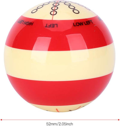 Billard-Queueball, 2,3 Zoll Billard-Pool-Ball, Übungs-Trainingshilfe-Zubehör für America Pool Eight