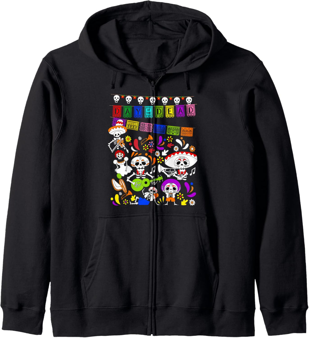 Funny Mexican Skeleton - Dia De los Muertos Day of the Dead Kapuzenjacke