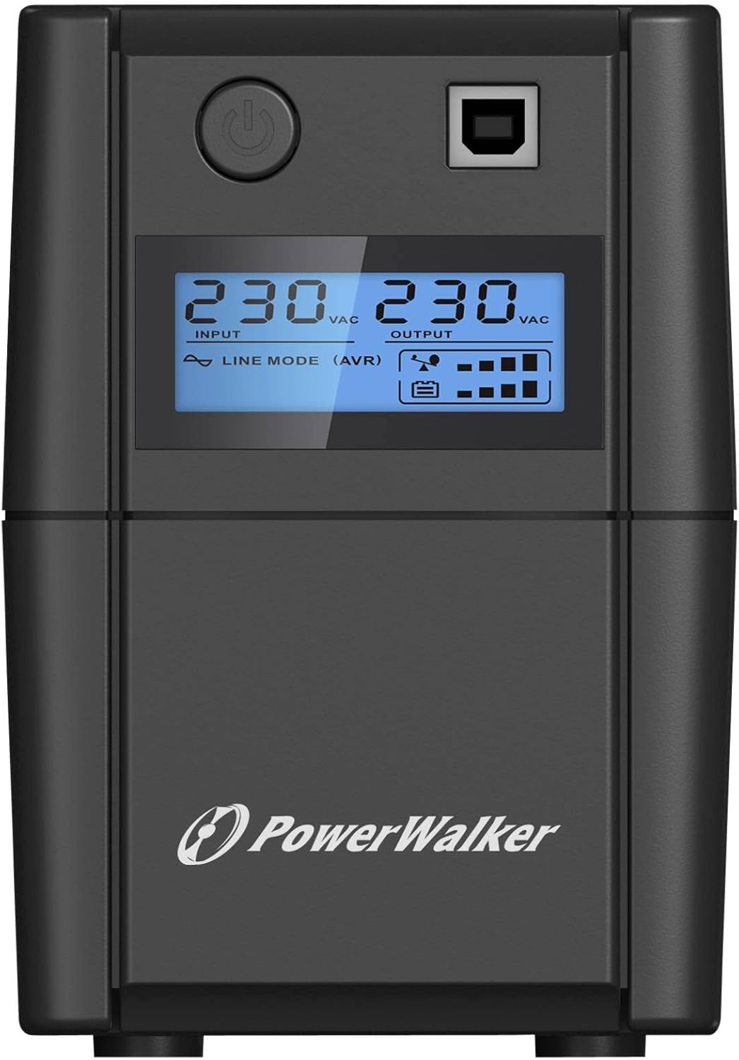 PowerWalker VI 650SE LCD/IEC Unterbrechungsfreie Stromversorgung (UPS) 650 VA 4 AC-Ausgänge Line-Int