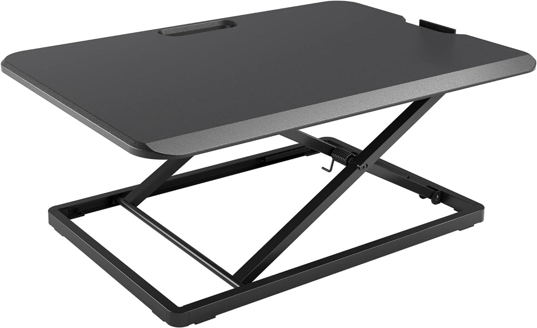 BONTEC Steh-Sitz Schreibtisch Steharbeitsplatz Stehpult Standtisch Ergonomische Höhenverstellbar für