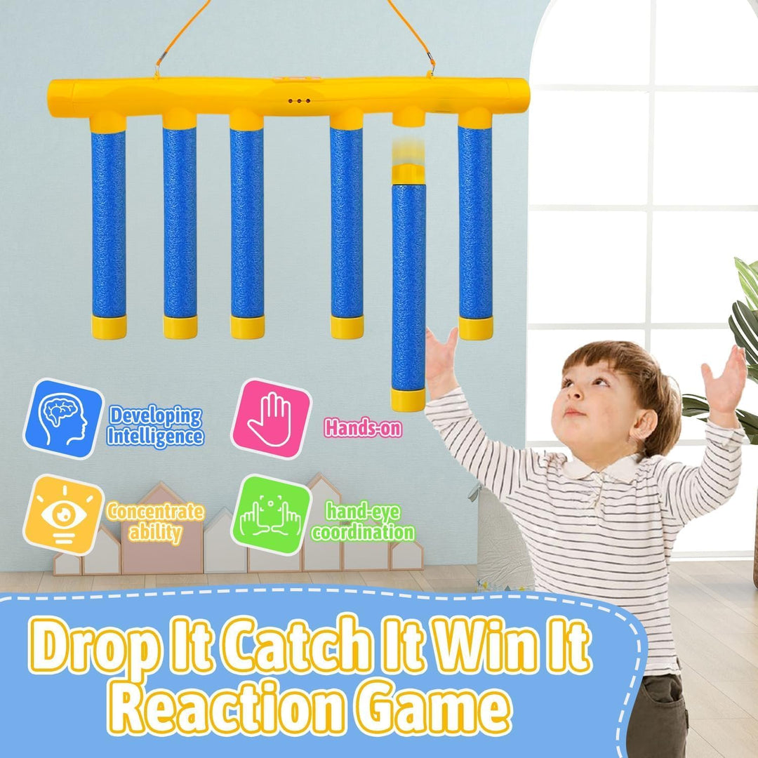 Catching Sticks Training Game Spielzeug für 2 Jahre Alten Jungen, Reaktionstraining, Reaktionsspiel