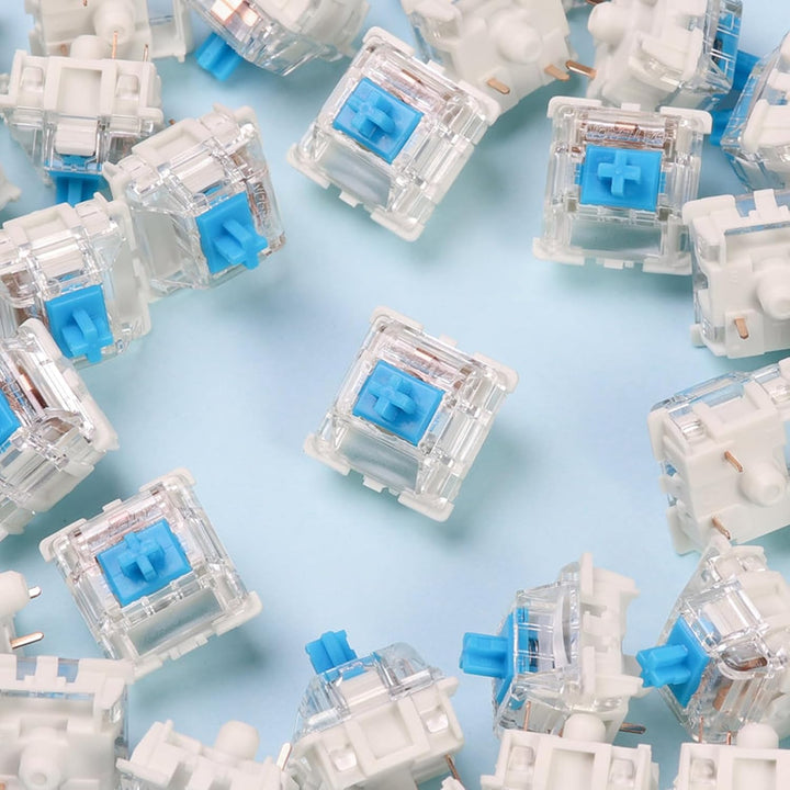 Gateron G Blue Pro 3.0 Schalter vorgeschmiert 3pin RGB SMD Clicky für Gaming Mechanische Tastatur (1