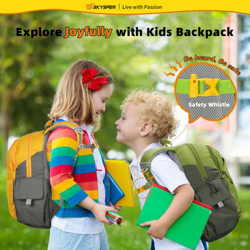 SKYSPER KIDS 10 Kindergartenrucksack Jungen & Mädchen für 3-8 Jährige, komfortabler Wanderrucksack K