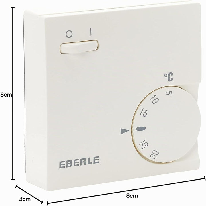 Eberle Raumthermostat, RTR-E6763, Reinweiss