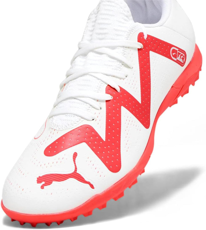 PUMA Herren Future Play Tt Fussballschuh 40 EU Puma White Fire Orchid, 40 EU Puma White Fire Orchid