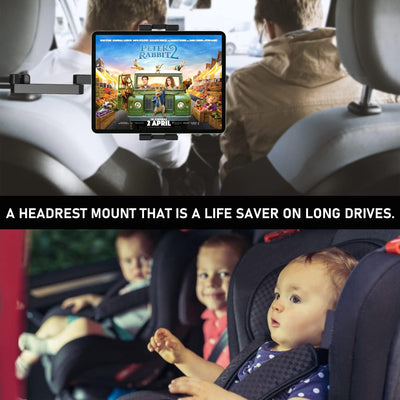 woleyi Auto Kopfstützen Tablet Halter, KFZ Rücksitz iPad Halterung für Kinder [Faltbar & Stabil], Ko