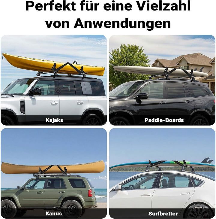 Dachträger für Boot und Kajak 4 Stk. Boothalterung für Autodachträger Kajakhalter