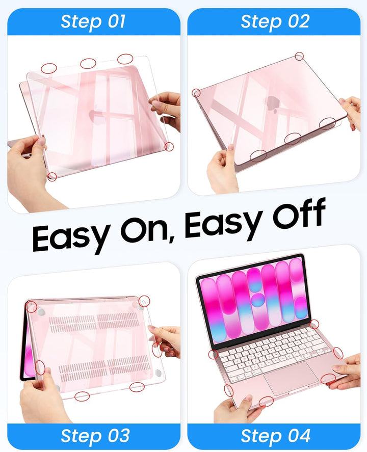 Fintie Hülle Kompatibel mit MacBook Neo 13 Zoll A3404 mit A18 Pro Chip 2026, Ultradünne Hartschale S