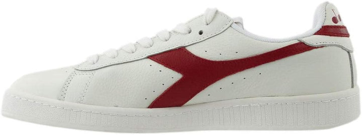 Diadora Unisex Game L Low Waxed Gymnastikschuhe 37 EU Weiss Rot Pfeffer, 37 EU Weiss Rot Pfeffer