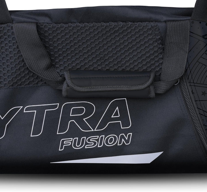 Mytra Fusion Sporttasche mit Schulter sporttaschen zum Herren & Damen trainingstasche (Black) Schwar