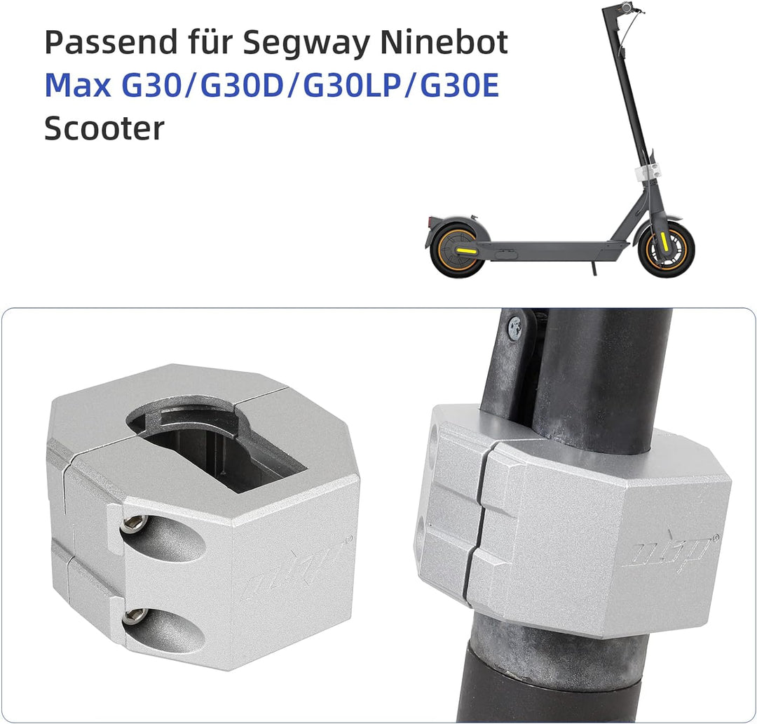 ulip Elektro-Scooter Klappklemme Vertikale Stange aus Aluminium Robuste Verriegelungsteile Spannklem