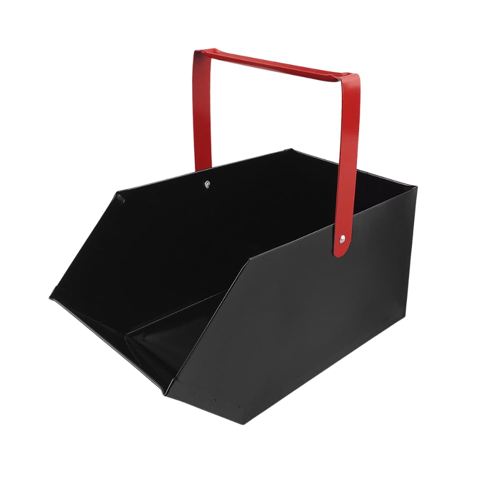BAUSTER® Aschekasten Kohlenkasten/Aschebehälter 43 x 23 x 21 cm Briketts Holz Koks Aschebehälter Kam