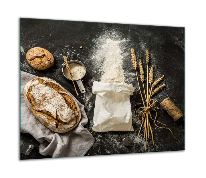 TMK ArtDeko Herdabdeckplatte 1 Teilig 60x52 cm - Spritzschutz Herdabdeckung – Herdschutz aus Sicherh