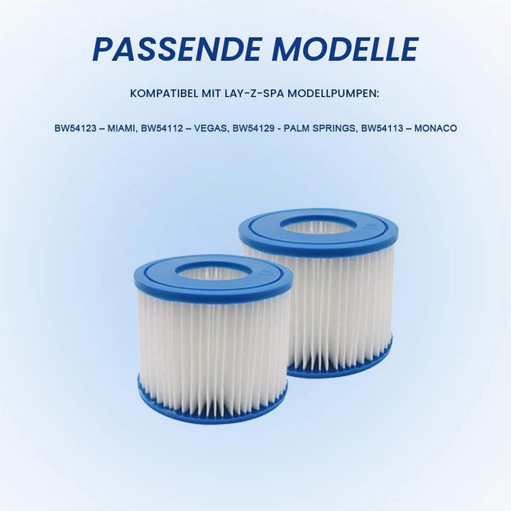 WuYan Ersatz Whirlpool Filterkassette für Best-Way für Flowclear Grösse VI Ersatzfilterkassette für