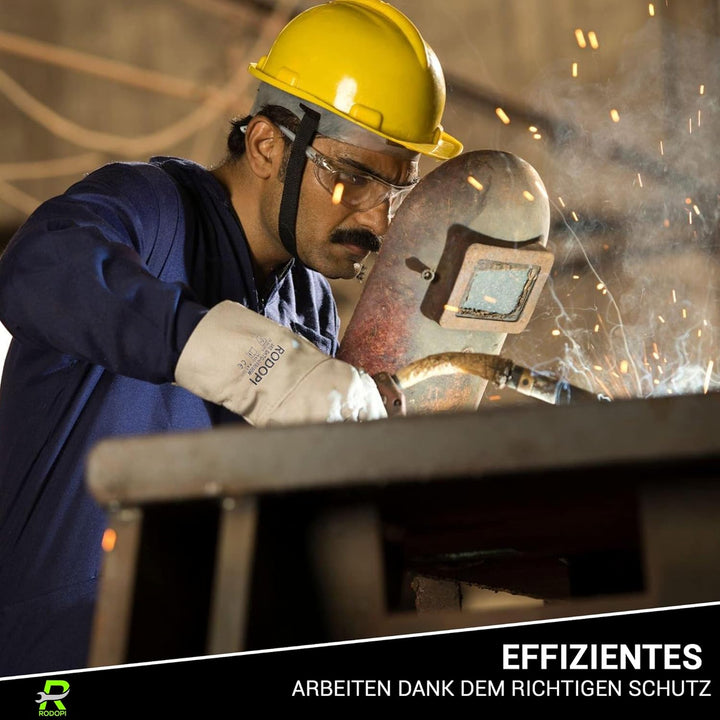 RODOPI Schweisserhandschuhe FIREWELD-Comfort 1-10 paar Arbeitshandschuhe EN 388:2016 Gr. 8-11 Rindvo