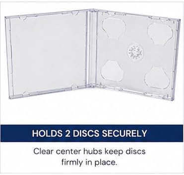 10 CD/Dvd Double Jewel Cases klar dragontrading ® Profi Qualität