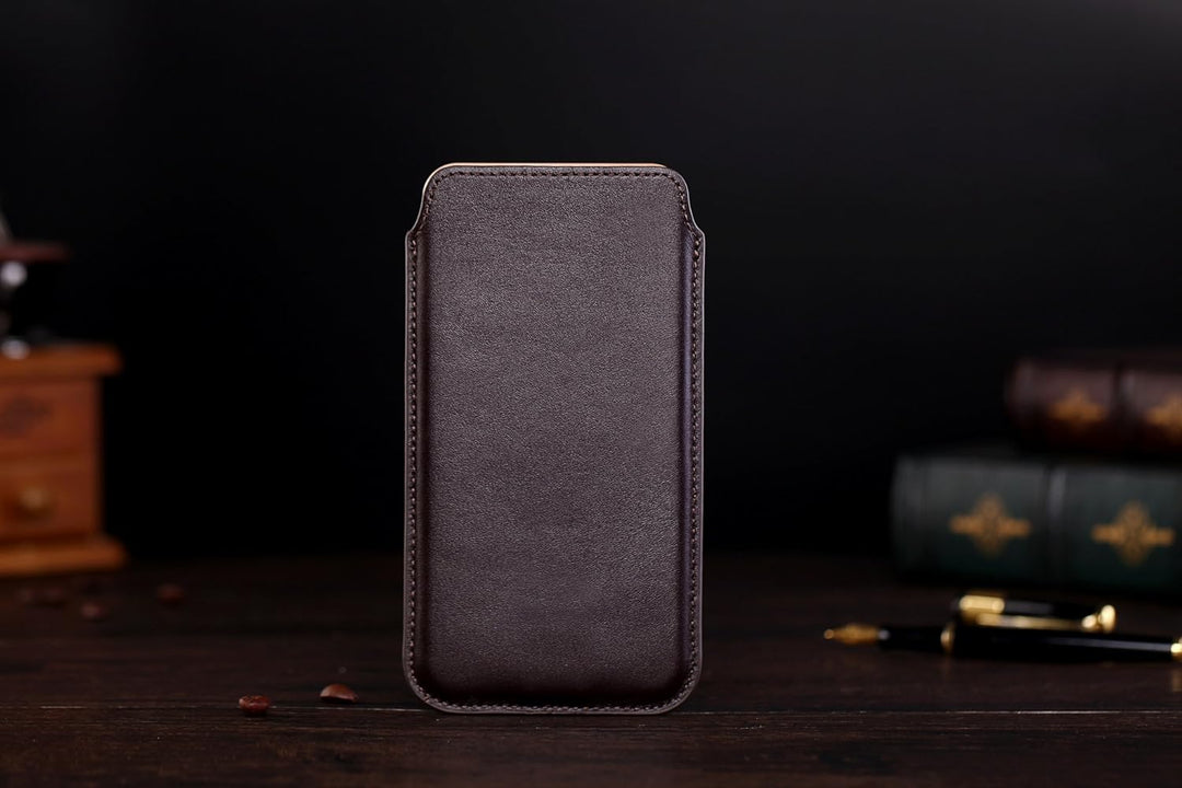 Cronus &amp; Rhea® | Luxus Smartphone Tasche mit Zugband aus exklusivem Leder (Athena) | Hülle - Etui -