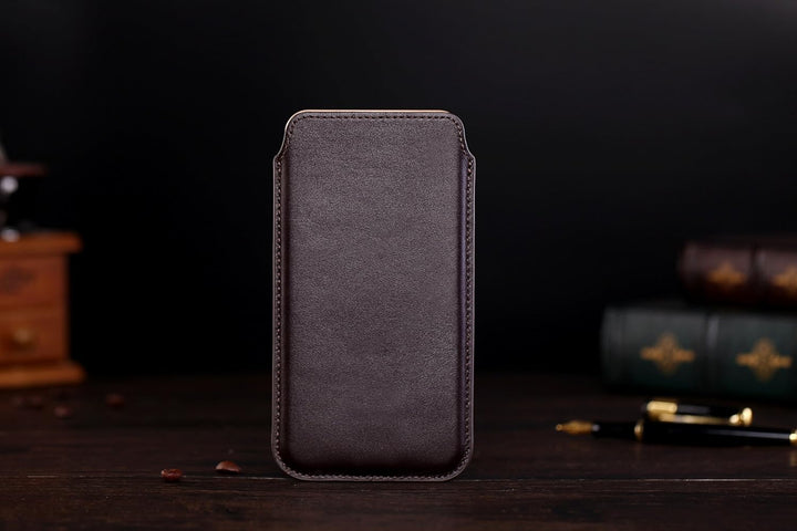 Cronus &amp; Rhea® | Luxus Smartphone Tasche mit Zugband aus exklusivem Leder (Athena) | Hülle - Etui -
