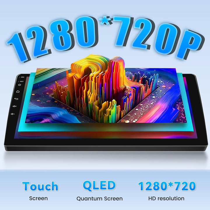 Roinvou 4+64G Autoradio Android für Peugeot 208/2008 2012-2018 Wireless Carplay Android Auto, Touch