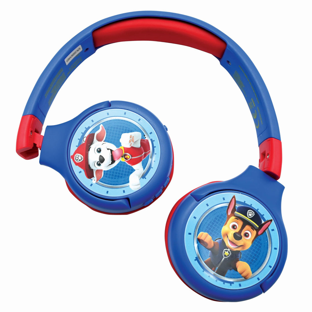 Lexibook - Paw Patrol 2-in-1-Bluetooth-Kopfhörer für Kinder - Stereo Wireless Wired, Kindersicher fü