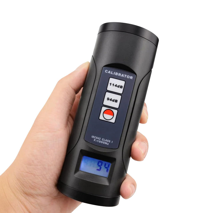Digitaler Schallpegelmesser Kalibrator 94dB & 114dB für 1/2 "und 1" Zoll Mikrofon, Professionelles N