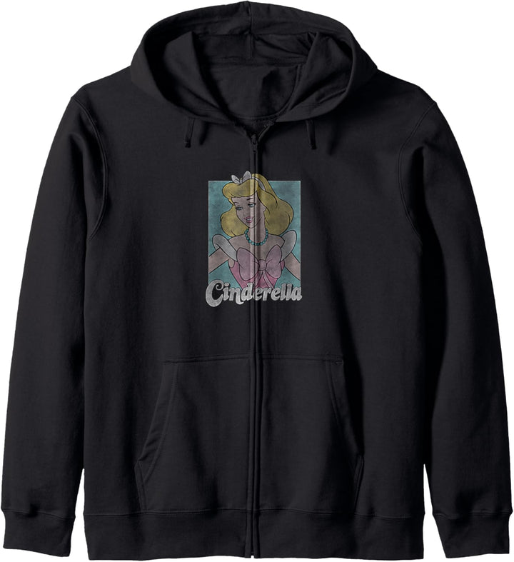 Disney Cinderella Vintage Style Portrait Kapuzenjacke