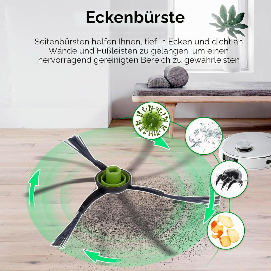 (10 Stück) X1 OMNI Ersatzteile für ECOVACS DEEBOT DEEBOT X1 OMNI, X1 PRO OMNI, X1 OMNI, T10 OMNI Rob
