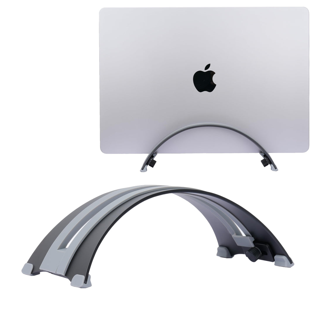 ARC Einstellbar Vertikal Laptop Ständer - 6061 Aluminium, CNC-Präzision, Eloxierte Oberfläche, Passe