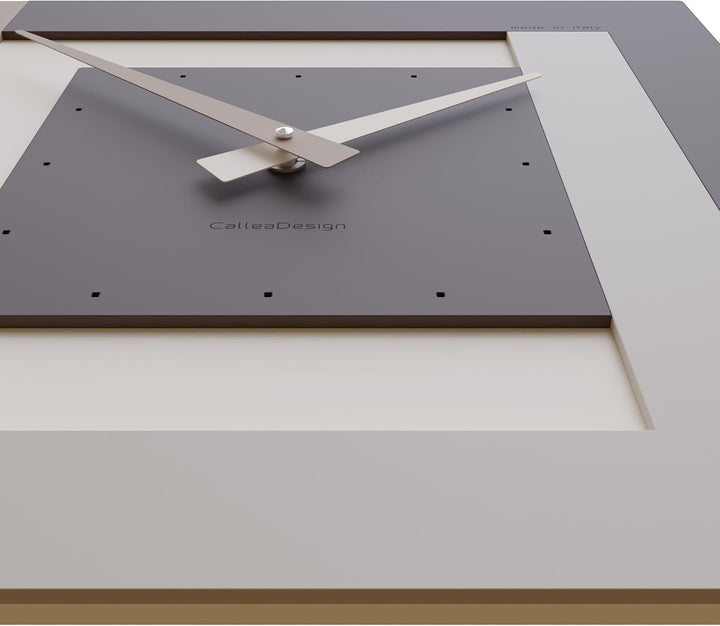 CalleaDesign 40 cm Wanduhr Clock40 Schokolade, Schokolade
