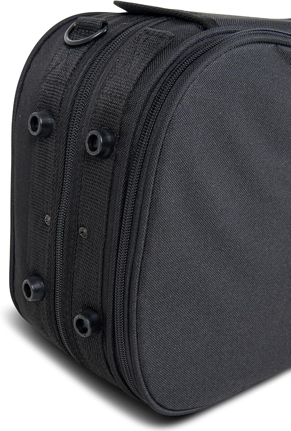 GEWA pure Violinkoffer 4/4 schwarz mit Notentasche und Rucksackriemen, 4/4