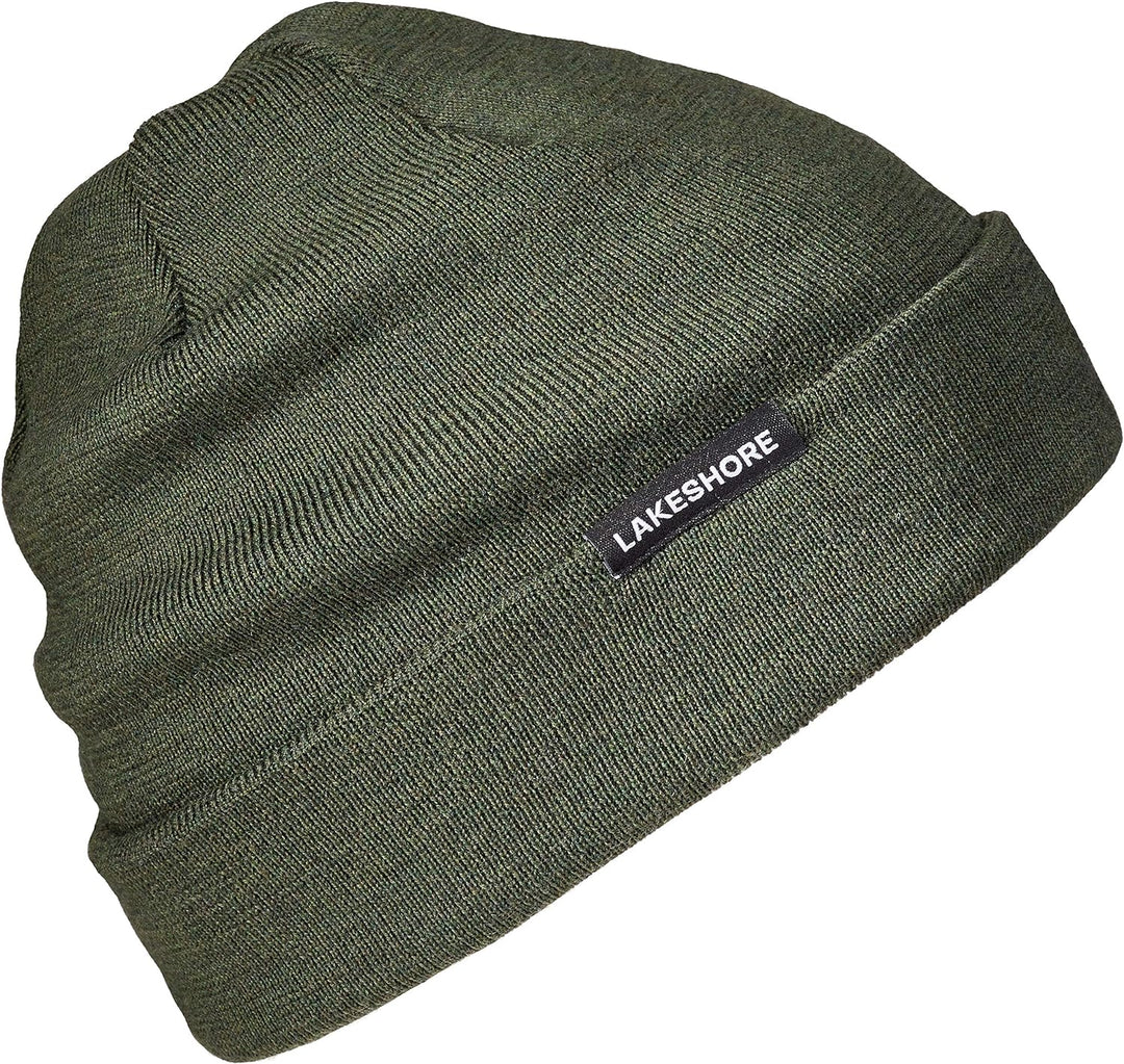 Lakeshore® Jagdmütze aus 100% Merino-Wolle, Signal Warn Wendemütze für die Drück-Jagd, Damen und Her