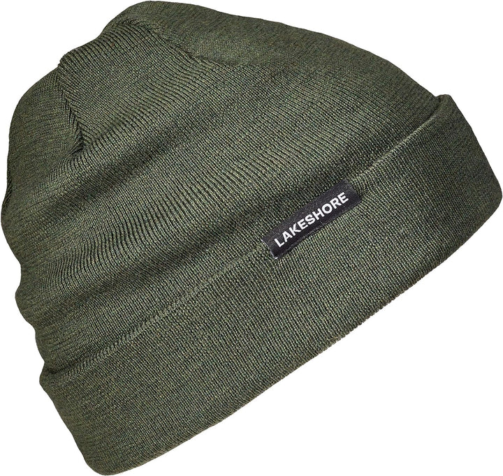 Lakeshore® Jagdmütze aus 100% Merino-Wolle, Signal Warn Wendemütze für die Drück-Jagd, Damen und Her