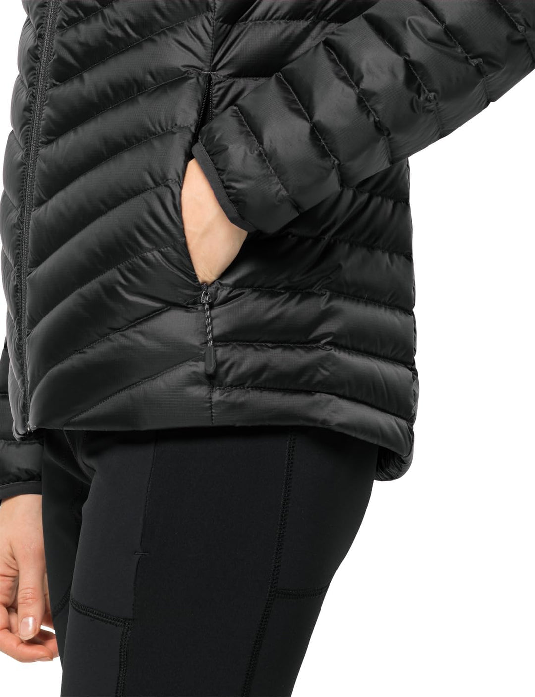Jack Wolfskin Damen Passamani Down Hoody W Daunenjacke XS Schwarz, XS Schwarz