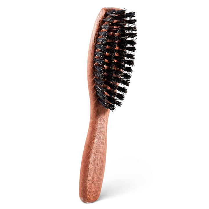 Dick Johnson Bartbürste Männer 15 cm– Wildschweinborsten mit Nylonstiften für Bartpflege & Styling –