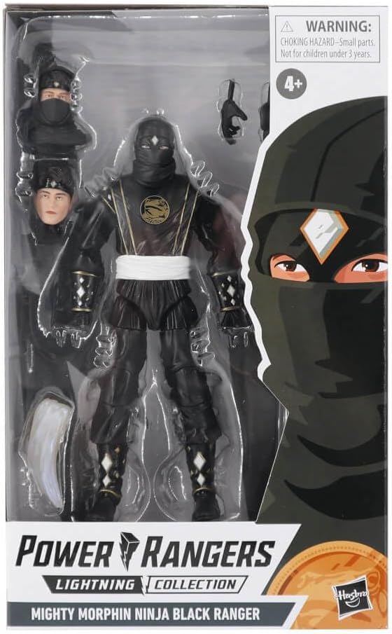 Ninja Black Ranger Figur 15 cm Power Rangers Lightning Collection F46775X0