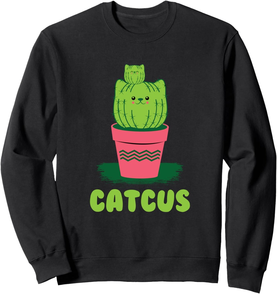 Kaktus Katzen Sweatshirt
