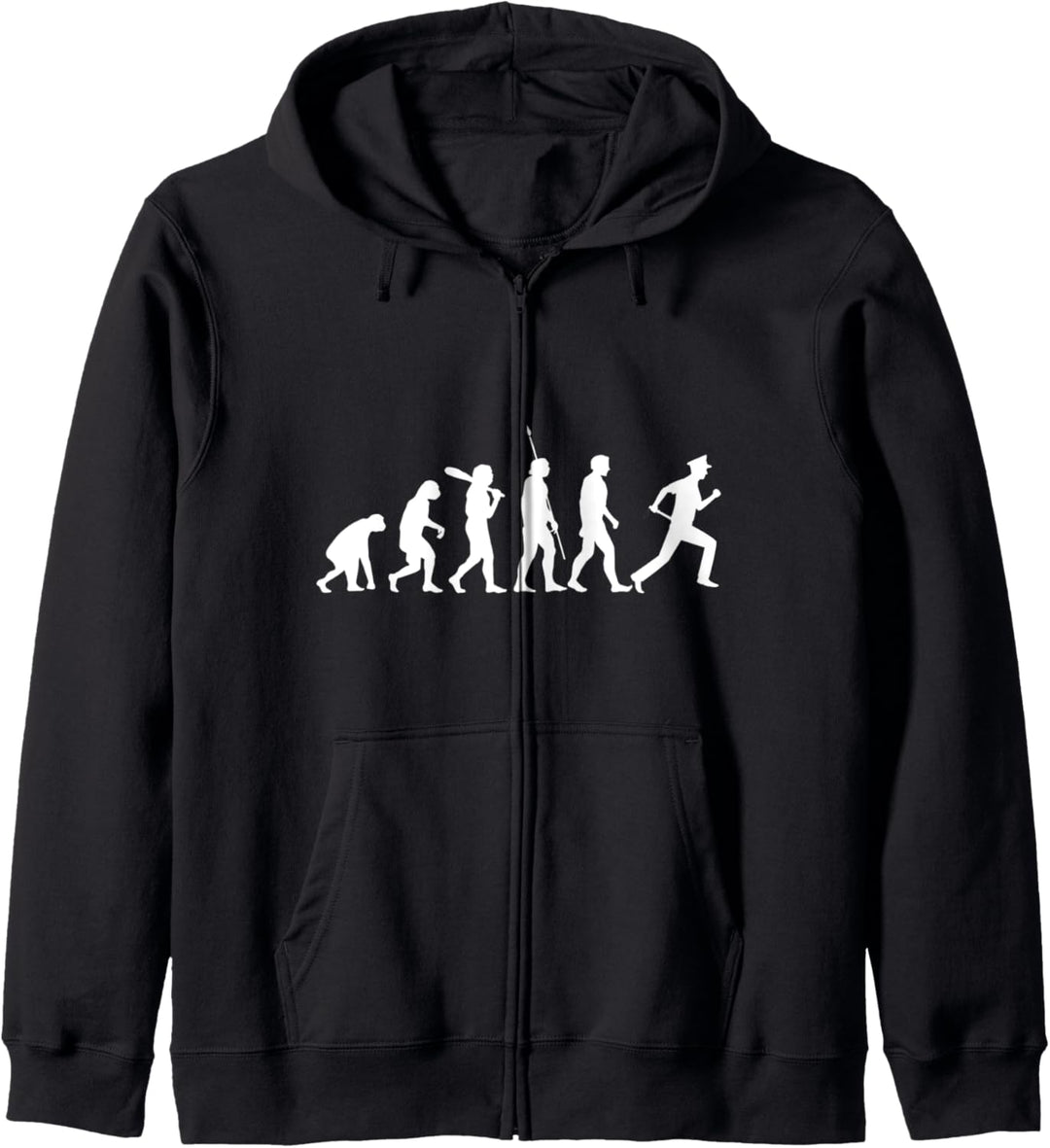 Polizisten Geschenk Evolution Beamte der Polizei Kommisar Kapuzenjacke