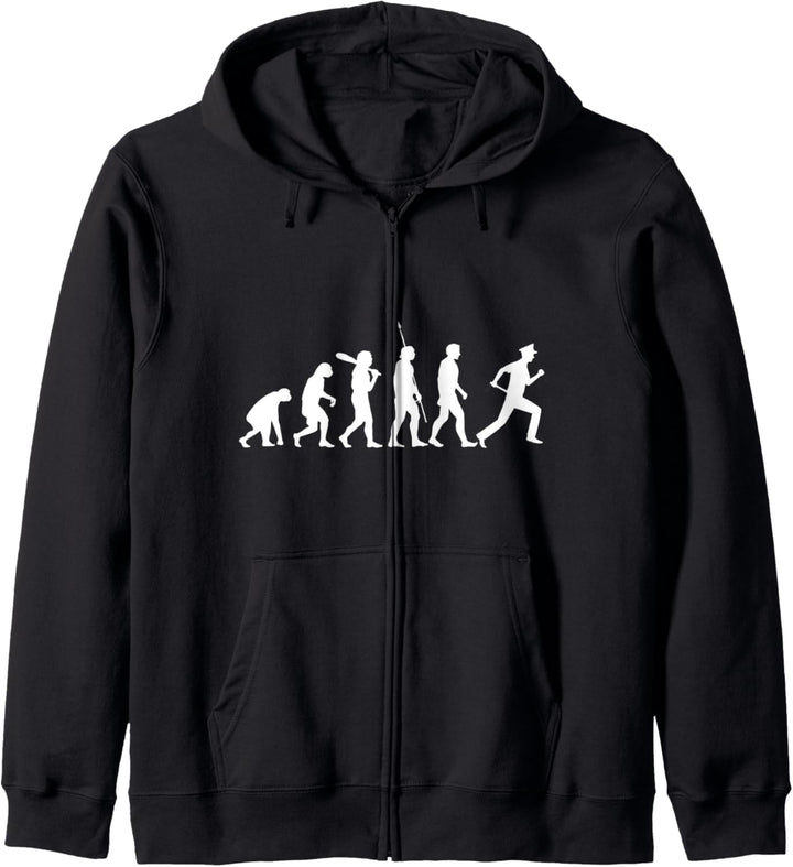 Polizisten Geschenk Evolution Beamte der Polizei Kommisar Kapuzenjacke