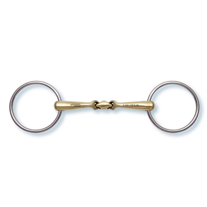 Stübben Gebiss 2423 Quick Contact Wassertrense 12,5 cm - 16 mm - Sweet Copper, 12,5 cm - 16 mm - Swe
