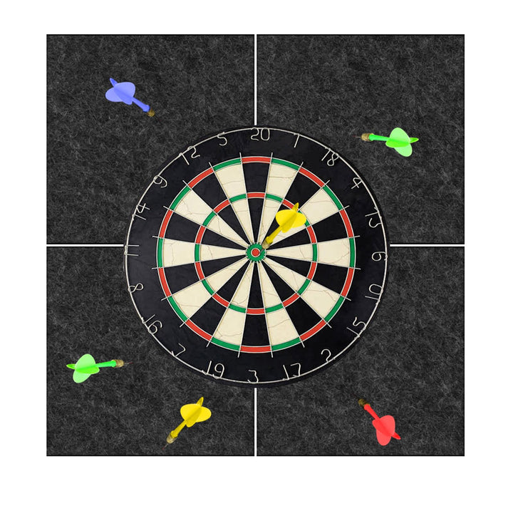 Filz Dartboard-Wandschutz, Selbstklebende Dartscheiben Umrandung, Dartscheibe Wandschutz, Korkplatte