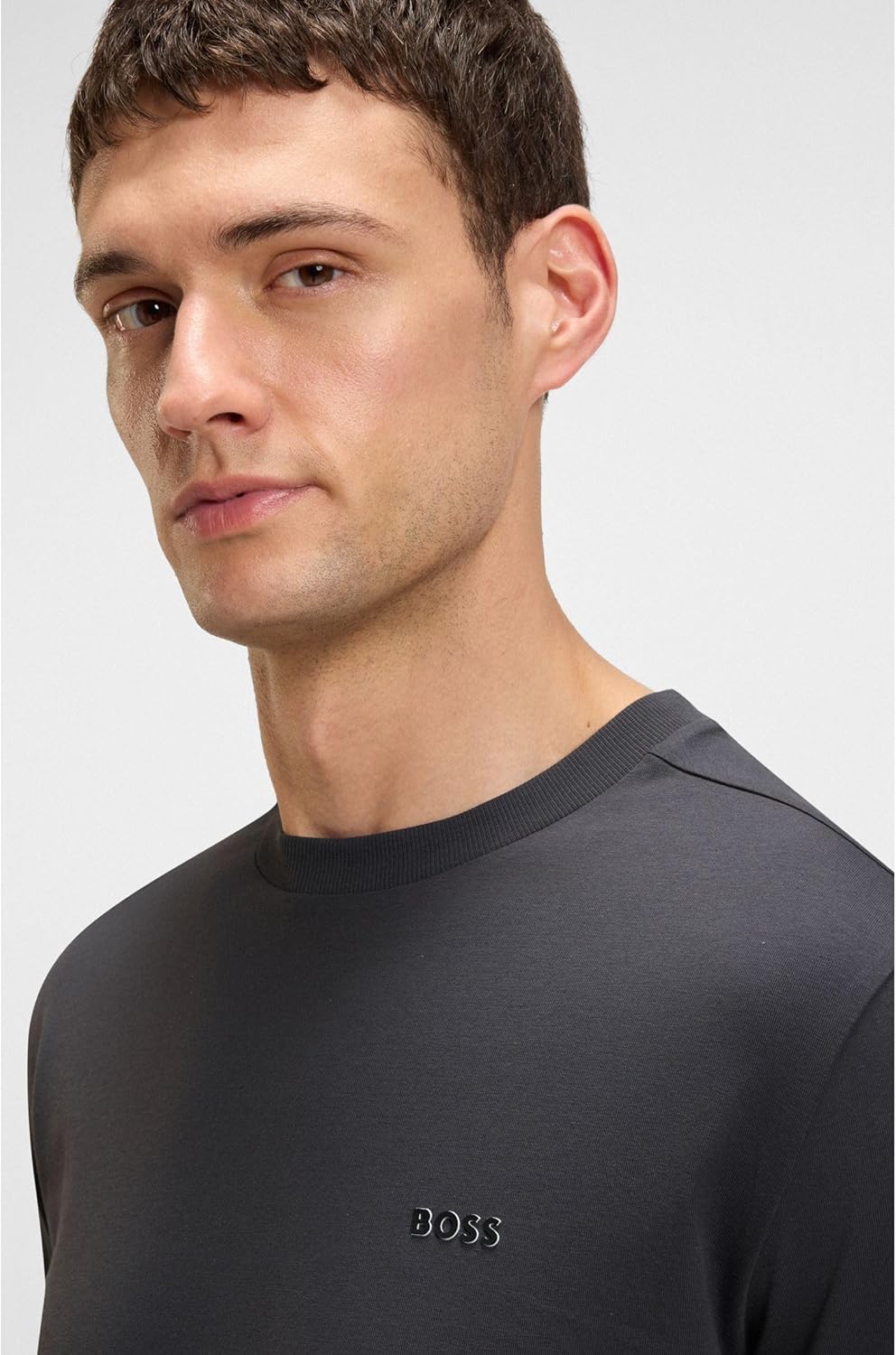BOSS Herren Tee T-Shirt XS 027dark Grey, XS 027dark Grey