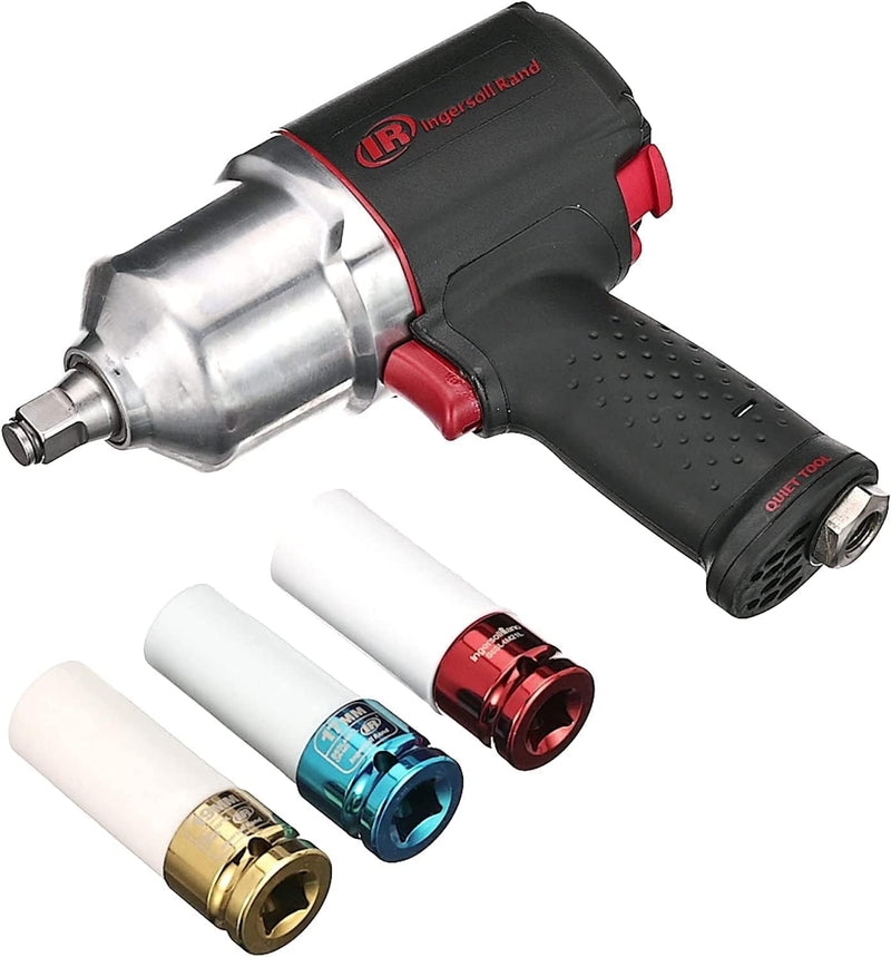 Ingersoll Rand Druckluft Schlagschrauber 2135QXPA-3SK, mit 1.057 Nm Drehmoment, Steckschlüsselset mi