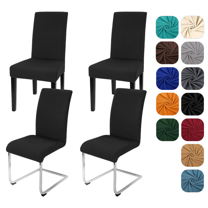 Yugarlibi Stuhlhussen 4er Set Stretch Stuhlhussen Schwingstuhl Elastische Hussen Stuhlbezug Abnehmba