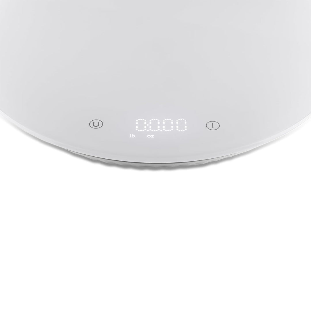 Alessi Plissé MDL16 W - Design Digital-Küchenwaage Aufhängung mit Wandhalterung, aus Thermoplastisch