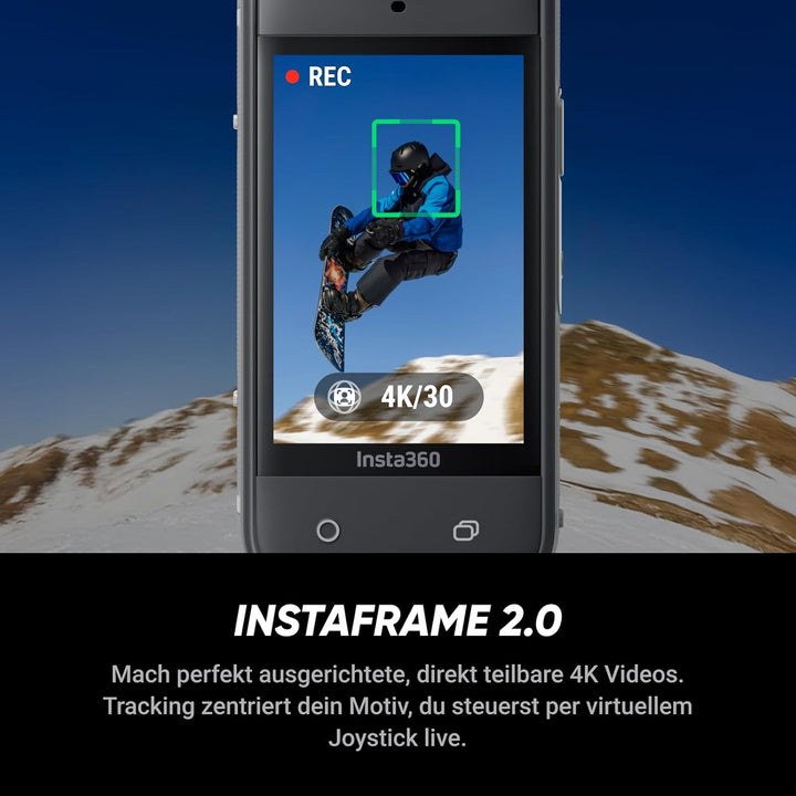 Insta360 X5 Must-Have-Bundle - wasserdichte 8K 360°-Kamera, Führend bei wenig Licht, Unsichtbarer Se