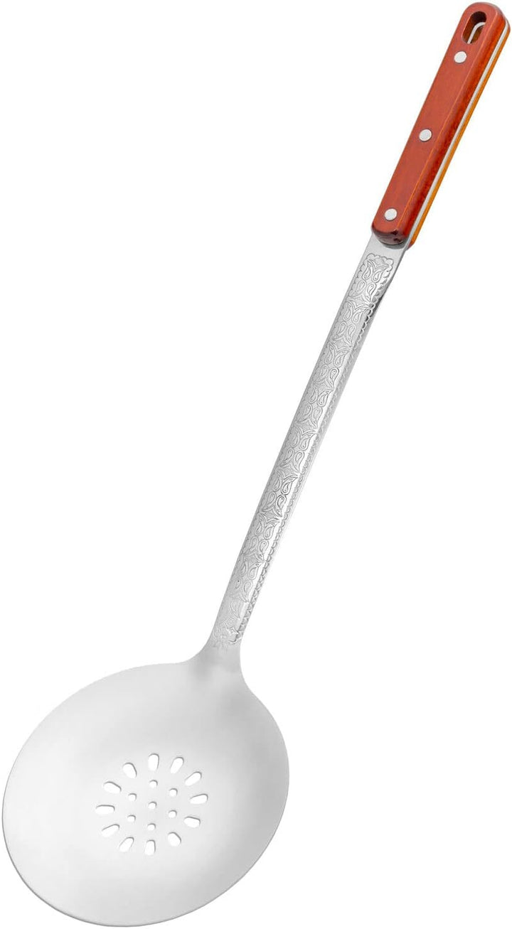 Ø49 Uchag 2mm stahl Utschak mit Abzugsrohr 22L Kazan Rund Grillfächer Schaumkelle Suppenkelle Utscha