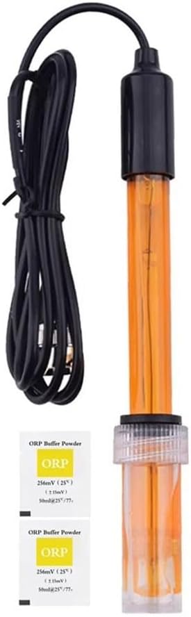 Lecreatekit pH/ORP Ersatzsonde mit BNC-Stecker, 0-14 pH-Bereich, 300 cm Kabel, ABS-Körper, für Labor